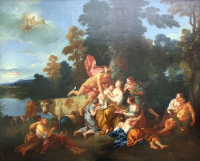The Education of Bacchus by Jean François de Troy